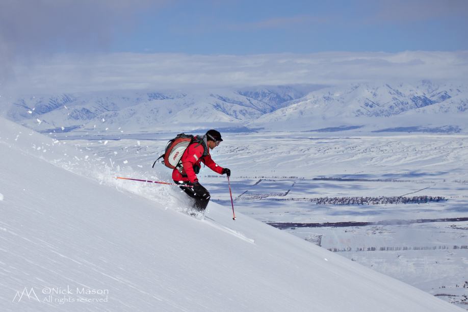 11 Simon Christy masters the unique Kyrgyz snow conditions