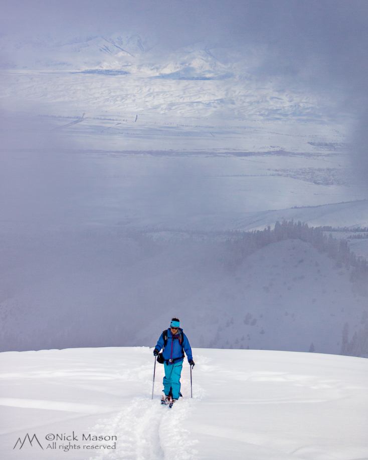 15 Ian Scorah in search of fresh powder