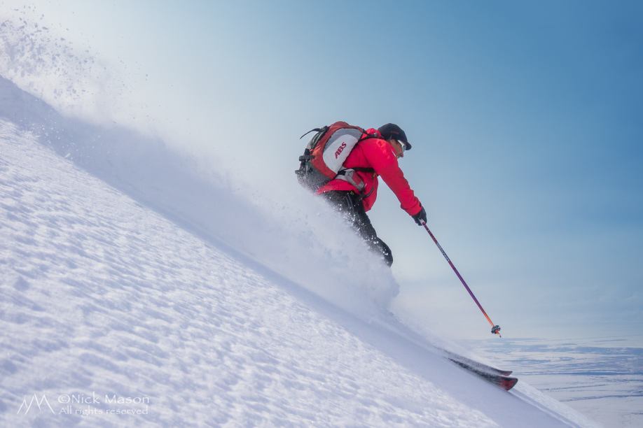 19 Simon Christy proving the old adage that what goes up must come down