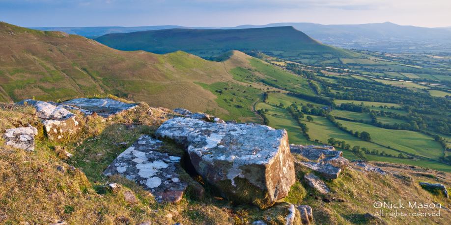10 Looking west from the Black Mountains on a summer evening