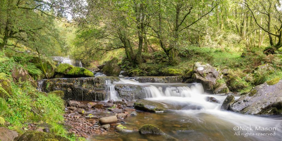 27 Waterfalls on the Afon Caerfanell near Blaen y Glyn