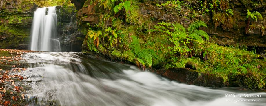 33 Sgwd Ddwli Isaf on the Afon Nedd Fechan 