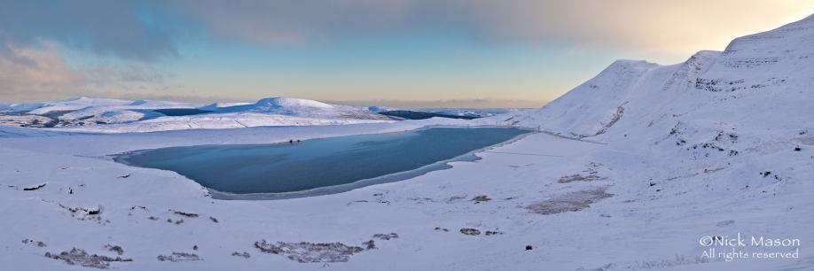 46 Llyn y Fan Fawr winter dusk