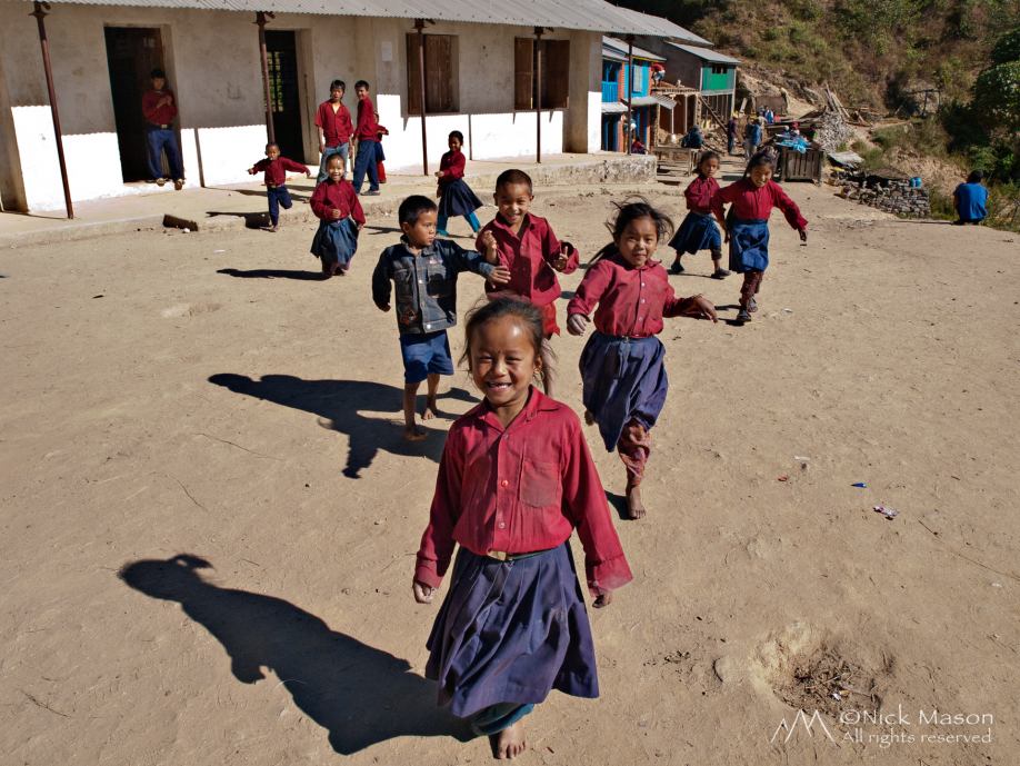 15 School children at Chisapani Village
