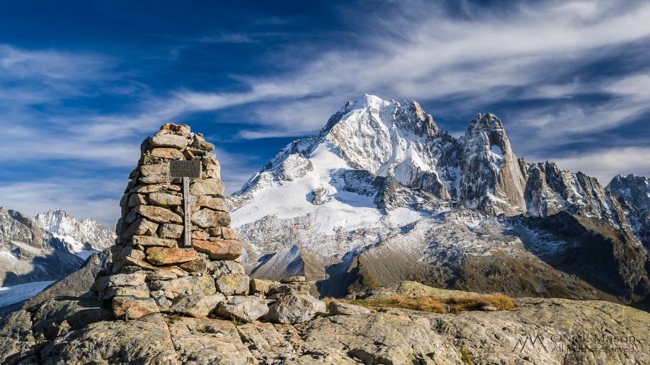 05 The Aiguille Verte and the Drus seen from the Aiguilles Rouges
