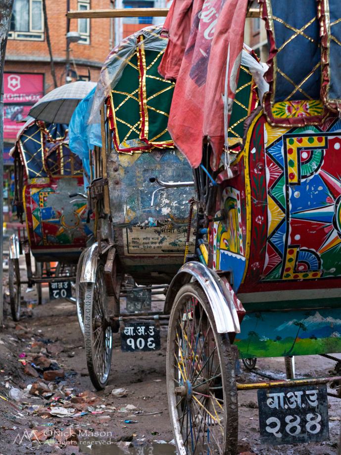 06 Thamel rickshaw rank