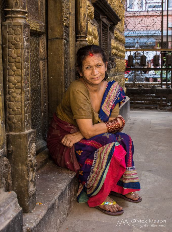 11 A worshipper at Seto Machhendranath Temple